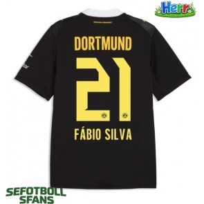 Borussia Dortmund Fabio Silva #21 Bortatröja 2026-27 Kortärmad